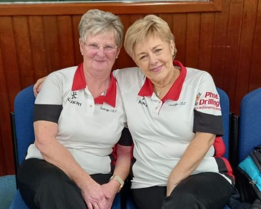 Ladies Pairs champions 2022 - Marion Murphy & Carol Condy